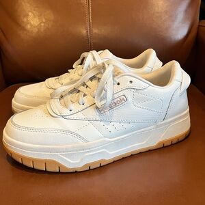 Reebok White Low-Top Sneaker